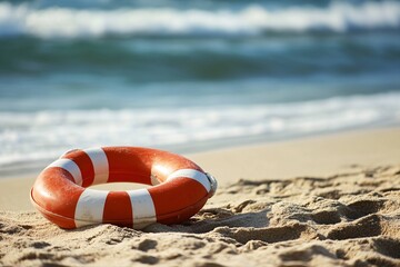 Obraz premium Safety In Sea Concept