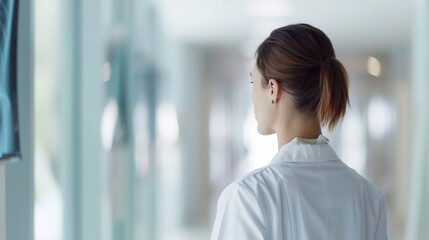 Expert Doctor Analyzing X-ray at Contemporary Clinic, Concept of Medical Diagnosis and Healthcare