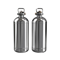 Silver Propane Gas Cylinders