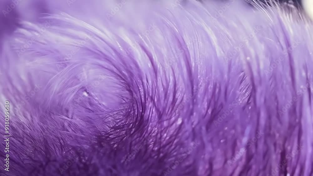 Poster Abstract texture background with soft purple feathers, creating a gentle and soothing visual experience