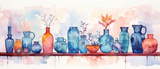 Ceramic Material Structure Background - Generative AI