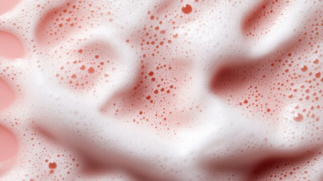 Refreshing Foam Cleanser Close-up, Cleansing Fresh Face for Skincare Routine Promotion