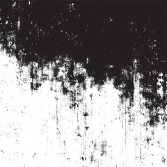 Abstract Grunge Noise: Black and white texture with distressed particles and dust