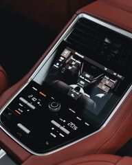 Luksusowe auto wnętrze Panamera © Kuba