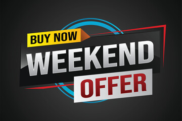 Buy now weekend Special sale tag. Banner design template for marketing. Special offer promotion retail. background banner modern graphic design for advertising store shop, online store, website


