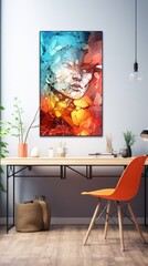 Tempered Glass Material Structure Background - Generative AI