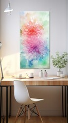 Tempered Glass Material Structure Background - Generative AI