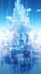 Frost Material Structure Background - Generative AI