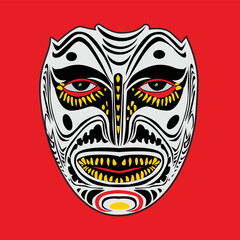 East Sepik Mask, Papua New Guinea, Tribal Design  