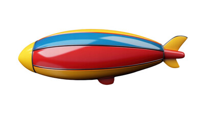 Fototapeta premium Colorful Toy Blimp