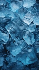 Ice Material Structure Background - Generative AI