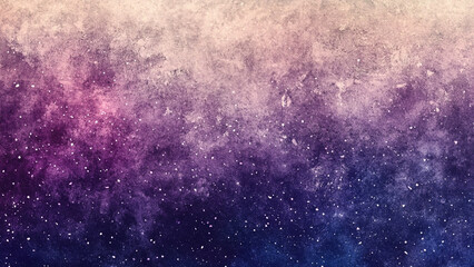 Fototapeta premium Muted Pastel Night: Watercolor Starry Sky Texture
