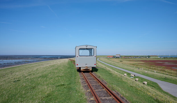 Protection Station Wattenmeer in L&uuml;ttmoorsiel,Beltringharder Koog Nature Reserve,North Sea,North Frisia,Germany