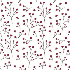 Fall Seamless Pattern with Leaves Background, Autumn Pattern Foliage Thanksgiving Forest Wallpaper