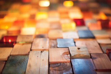 Fototapeta premium Reclaimed Wood Material Structure Background - Generative AI