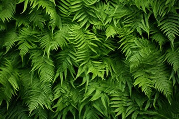 Ferns Material Structure Background - Generative AI