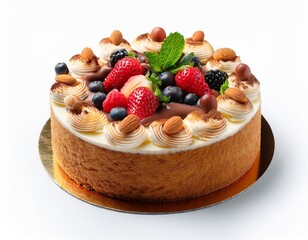 Fruit Topped Vanilla Cheesecake
