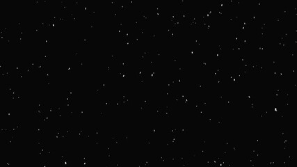 white snow black background. falling snow effect backdrop video, snow flurry transparent snow animation, falling snow or snow fall overlay transparent background.
