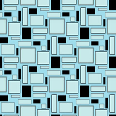 Blue black pattern