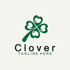 Clover Leaf Logo Template Design