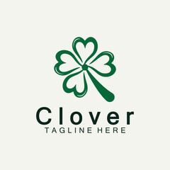 Clover Leaf Logo Template Design