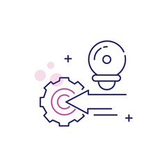 Perception of Reality Vector Icon Design psychology, insight, observation,