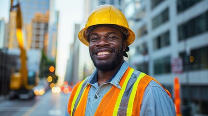 The Smiling Construction Worker