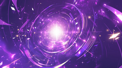 宇宙のような魔法陣の背景　Generative AI