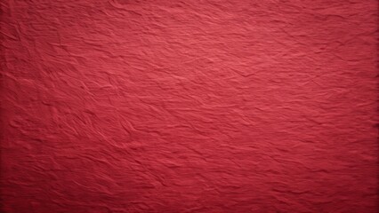 Fototapeta premium Vibrant crimson paper background with subtle texture, warm tone, and gentle creases, ideal for adding contrast to designs, text, or objects.