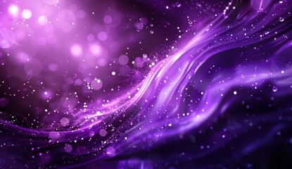 Fototapeta premium Abstract Purple Light and Sparkles