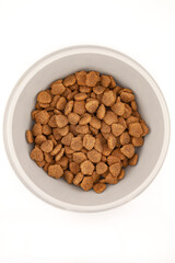 Granulated pet food