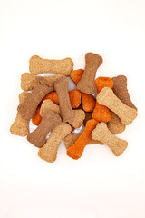Fun colorful dog cookies