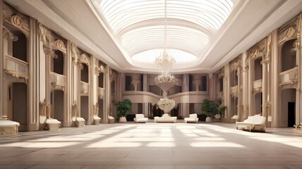 interior of the palace of arts