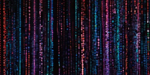 Abstract background shiny particles with colorful lights background illustration