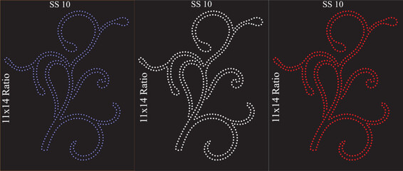 Title: with collar and hot fix rhinestone floral rhinestone love wall frame photo decorated its vector design creative,  vector drawing  rhinestone  use
