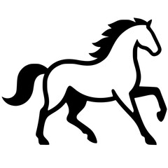 Silhouette of a horse