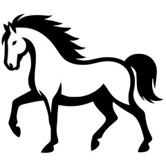 Silhouette of a horse