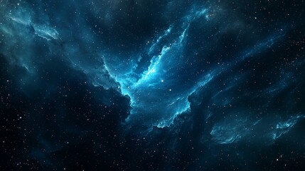 Fototapeta premium Galaxy Themed Background with Stars and Nebulae for Space Exploration Generative AI