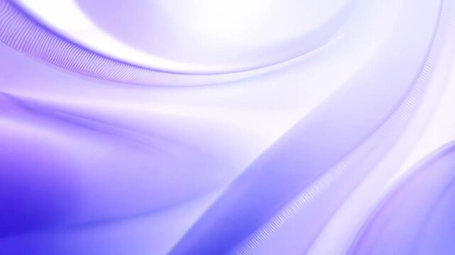 Soft Abstract Purple and White Flowing Wave Pattern Background