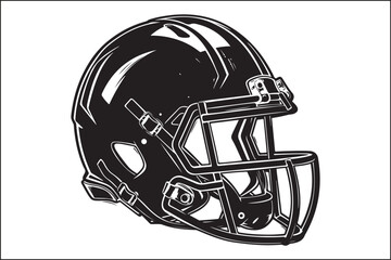 Fototapeta premium Football Helmet Silhouette, American Football Art, Sports Wall Decor, Football Helmet Cutout, Sports Silhouette, Football Player Gift, Man Cave Decor, Game Room Art, Sports Fan Gift, Football Theme Ar