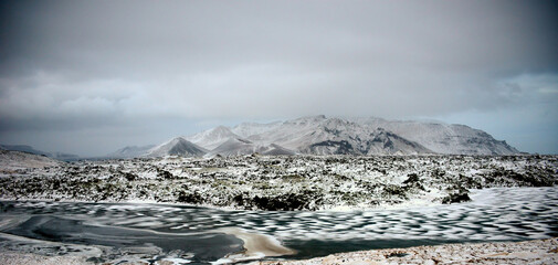  The Snowy Highlands of Iceland in Winter