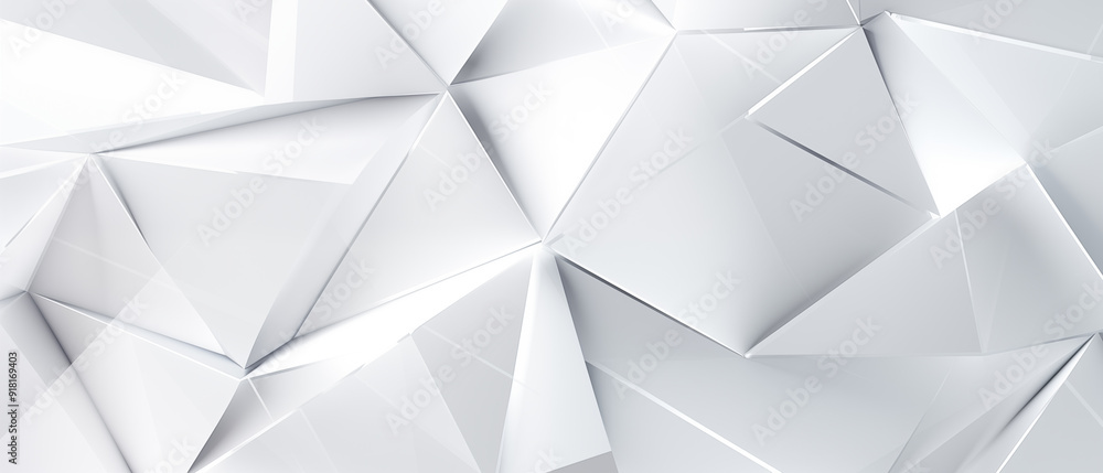 Poster abstract geometric background consisting of volumetric triangles, polygons.