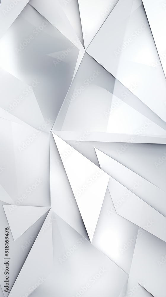 Poster abstract geometric background consisting of volumetric triangles, polygons.