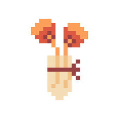 flowers inside vase pixel art for your needs
