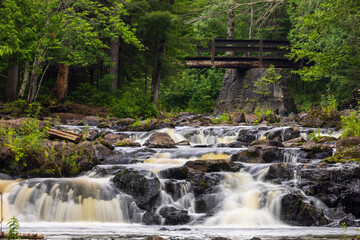 Tyler Forks River Cascading Waterfall