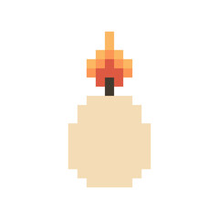 warm candles pixel art for your needs