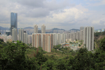 Fototapeta premium May 9 2015 the island of east of Quarry Bay, Tai Koo district