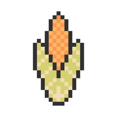Obraz premium corn pixel art for your needs 