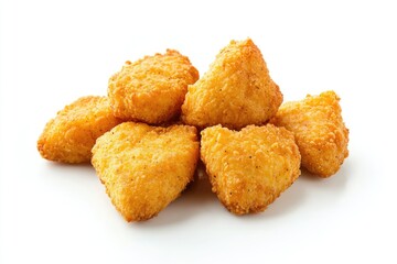 Deep-Fried Cheese Bites with Crispy Golden Brown Crust