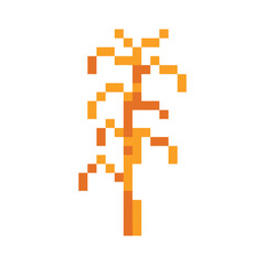 Fototapeta premium corn stalk pixel art for your needs